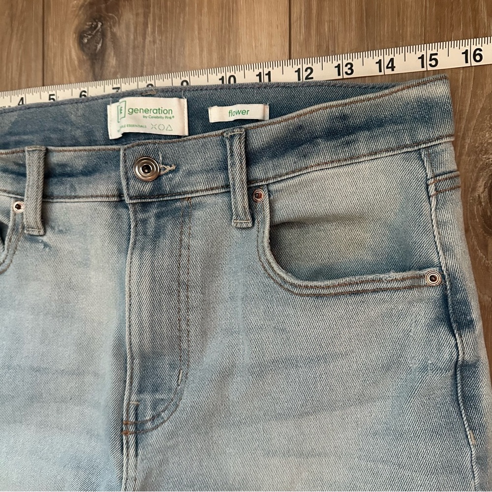 RE Generation Celebrity Pink Bootcut Flare Jeans Size 11 Autumn Wind Wash - Picture 6 of 12